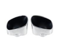 Universal Exhaust Muffler Tip Pipe For BMW For X5 E70 2008 2009 2010 2011 2012 2013 Square Tailpipe Exhaust Pipe Modification Muffler Tip Nozzle Head Car Tuning(1Pair)