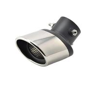 Universal Exhaust Muffler Tip Pipe For Chevrolet For Cruze For Aveo For Sail For Epica For Cobalt Stainless Steel Car Exhaust Muffler Tip Pipes Covers Car Tuning(Bending)