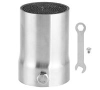 Universal Exhaust Pipe Muffler, Motorcycle Exhaust Pipe Muffler Silencer 48MM Noise Eliminator Motorcycle Exhaust Tips Exhaust Silencer Exhaust Pipe Silencer