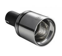 Universal Exhaust Tail Pipe Muffler Tip round 100mm lenght 120mm mounting 60mm