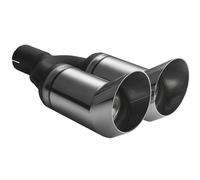 Universal Exhaust Tail Pipe Muffler Tip round 80mm lenght 260mm mounting 50mm