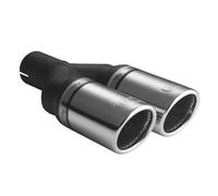 Ulter Sport Dual Exhaust Tip 2x90mm Round Stainless Steel 55mm