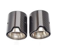 Universal exhaust tip 1 Piece Exhaust Tip 93mm for Fit for Modified M2 M3 M4 3 Series 4(In63mm-out-93 mm)