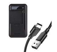 Universal External Battery Charger with Type-C Input Side Connectors, Fast Charging Portable Charger With LED Indicator for Mobile & Digital Camera Batteries