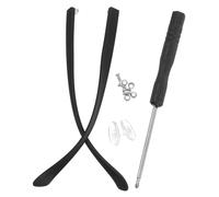 Universal Eyeglasses Arm Replacement Tr90 Black Matte Pair for Repair