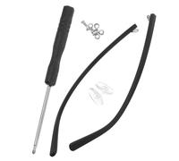 Universal Eyeglasses Arm Temples Tr90 Replacement Parts Anti Skid | Matte Black Finish, Secure Fit, Comfortable Wear, Personal Use and Professional Shop Repair Kits