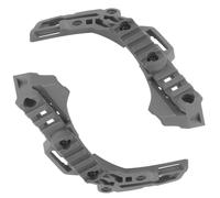 Universal FAST Helmet Side Rails with Nylon Complete Installation Hardware for Mounting Flashlights Communication Gear Tactical Accessories(Grey)
