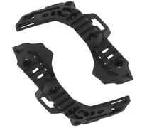 Universal FAST Helmet Side Rails with Nylon Complete Installation Hardware for Mounting Flashlights Communication Gear Tactical Accessories(Black)