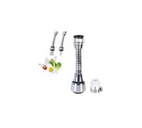 Universal Faucet Extension Kitchen Faucet Extender Kitchen Tap Extension Flexible Faucet Sprayer Thread Interface for Bathroom Kitchen Tap Nozzle