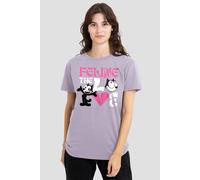 Universal Felix The Cat Feline The Love T-Shirt, Soft Lavender | Size: Small Universal Lavender S