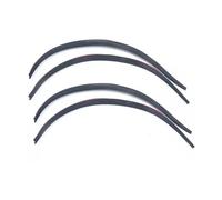 Universal Fender Flare Rubber Wheel Eyebrow Anti-scratch Strip Lip For Chevrolet For Cruze For Malibu For Tahoe For Suburban CFCKHPTHAZ(4pcs CARBON LOOK)