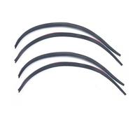 Universal Fender Flare Rubber Wheel Eyebrow Anti-scratch Strip Lip For Mercedes For Benz A/B/C/E/S/M-Class CLA GLK CLS HGMGFYCX(4pcs CARBON LOOK)