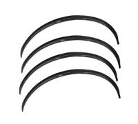 Universal Fender Flare Rubber Wheel Eyebrow Anti-scratch Strip Lip For Mercedes For Benz A/B/C/E/S/M-Class CLA GLK CLS RESPUNEKBAH(4pcs BLACK)