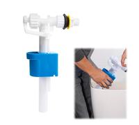 Universal Filler Valve for G3/8" and G1/2" Cistern Cistern Brass Fitting Replacement Parts for Flush Tanks Adjustable with Water Saving Function