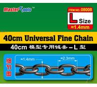 Universal Fine Chain L Size 1.4mmX2.3mm 40cms x2 by Master Tools Tru (US IMPORT)