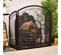 Universal Fire Guard for Open and Gas Fires, Easy to Move and Install, Ideal Safety Barrier for Wood Burning Stoves and Fireplaces