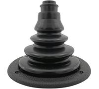 Universal Firewall Boot Cable Boot Motor Well, Single, Boat Marine Rigging Wire Harness Steering Throttle Shift Cable Boot 120mm, fits Any Boat and Vehicle That Needs a Wire Loom, Black