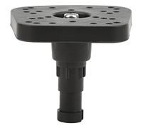 Universal Fishfinder Mount, Adjustable Rotation Sounder Mount for Marine Electronics, Durable ABS and Metal Construction with Quick - Release Top Plate for Boats and
