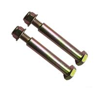 Universal Fit 2 Set Deck Wheel Bolts & Lock Nuts for Various Riding Mowers