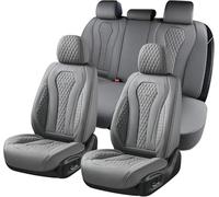 Universal Fit Car Seat Protectors Full Set for Land Rover Freelander, Nappa Leather Waterproof & Breathable with Anti-Slip Design - Front and Rear