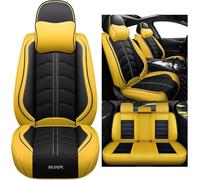 Universal Fit Car Seat Protectors Full Set for Peugeut 205,Leather Waterproof & Breathable with Anti-Slip Design - Front and Rear