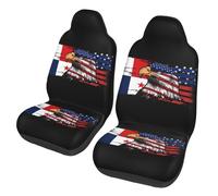 Universal Fit Cars Seats Protector America And Panama Panamanian Flag Combine Eagle Car Seat Covers Machine Washable Car Accessories For Truck, Lorry, Sedans, 52X138Cm