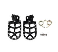 Universal Fit Compatible With XT550 XT 550 TT600 TT 600 Motorcycle Accessories Footrest Footpeg Foot Pegs Foot Rests Pedals Motorbike Parts Aftermarket Replacement(Black)