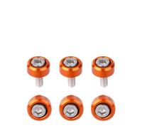 Universal Fit Front Fender Frame Fairing Screw Compatible With 250 390 2017 2023 Motorcycle Tank Radiator Guard Turn Cover Washer Bolt 390Duke(A 6pcs Bolts)