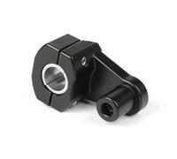 Universal Fit Motorcycle Bar Clamps Raised Handlebar Handle Bar Risers Compatible with 22MM 7/8" 28MM 1 1/8" Aftermarket Replacement(A Black 1 PCS)