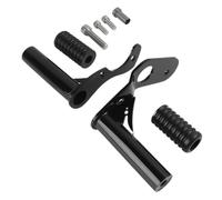 Universal Fit Motorcycle Black Rear Highway Engine Guard Crash Bar Compatible With 2018 2019 2020 2021 2022 2023 2024 Softail Street Bob Low Rider Heritage Classic Aftermarket Replacement