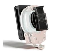 Universal Fit Plastic Steel Handcuff Pouch with Integrated Key Holder Heavy Duty Nylon Belt Loop Holster for Duty Security Law Enforcement Tactical Gear