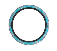 Universal Flamingo Beach Print Steering Wheel Cover â€“ Breathable Steering Wheel for Cars, SUVs, Trucks â€“ Auto Interior Decor