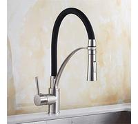Universal Flexibility Spray Head Black sink organizers and storage Mixer Tap 360°Rotation with Aerator Deck Mounted Single Lever Retro Torneira Cozinha sink organizers and storage Faucet