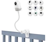 Universal Flexible Baby Monitor Holder - No Drill Baby Camera Mount Compatible with Philips/GHB/Momcozy/ieG oifun/Babystar | Secure Clamp Fit | Easy Tool-Free Installation