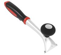 Universal Floor Aluminium Alloy Paint Scraper with Blade, Anti Slip Spherical Second Hand Grip Handle Heavy Duty Rust Carbide Scraper Premium Ergonomic for Removing Paint Glue Grout Varnish