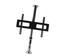 Universal Floor TV Stand for Conference Room - Rotating Divider Mount for 32-65 Inch LCD TVs, Swivel Base for Wall Dividers, Adjustable Height, Sturdy Support