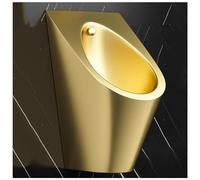 Universal Flush, 304, High Efficiency with Top Outlet, Men's Sanitary Ware Public,Gold,without sensor