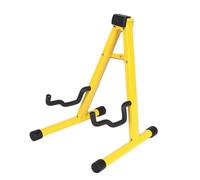 Universal Foldable A Frame Guitar Stand, Portable Guitar Stand Holder for Acoustic,Electric Guitars,Electric Bass, Yellow