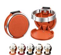 Universal Foldable Car Cup Holder with Hook, Door Clip Vehicle Drink Rack | Space-Saving Automotive Storage Organizer for Large Bottles, Coffee Cups, Tumblers, Multifunctional Leather Design