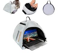 Universal Foldable Laptop Sun Shade And Privacy Shield, Laptop Tent For Working Outside, Portable Anti-Glare Privacy Shield Cover For Studying Working Meeting Travel Learning Business Trips