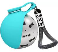 Universal Foldable Pet Water Bottle for Dogs and Cats-Crafted from 304 Stainless Steel. Featuring a portable design, it is ideal for small dogs during walks, hikes, and travel.