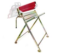Universal Foldable Saw Horse with Chainsaw Holder for Logs up to 25-30 cm Made of Galvanised Steel