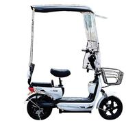 Universal Folding Electric Bicycle Scooter Canopy - Waterproof Sun Rain Wind Cover for Enhanced Mobility Protection