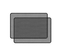Universal Folding Sun Shade 2 PCS Car Sunroof Film Sunscreen Film Stickers Cover Black Sticker Window Accessories Car Window Shade Sun Shades(38x46cm)