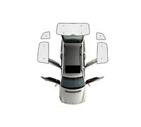 Universal Folding Sun Shade For VW For Taos For Tharu 2020 2021 2022 2023 Full Coverage Sunshade Windshield Side Window Visor Cover Car Window Shade Sun Shades(Rear sunshades)