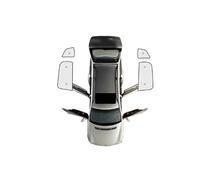 Universal Folding Sun Shade For VW For Taos For Tharu 2020 2021 2022 2023 Full Coverage Sunshade Windshield Side Window Visor Cover Car Window Shade Sun Shades(Rear Windows)