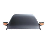 Universal Folding Sun Shade Thick Magnetic Snow Cover Antifreeze Half Black Car Snow Shield Front Windshield Sun Shield Glass Cover Car Window Shade Sun Shades