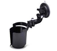 Car Cup Holder, Folding Cup Drink Holder, Organizer Universal Folding Vehicle Adjustable Drink Cup Holder, for Car Window Glass, Car Drinks Cup Bottle Can Holder Door, Premium Quality Sturdy, Black
