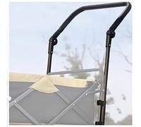 Universal Folding Wagon Push Handle Attachment (19 7/8 Inch/50.5cm Outer Width and 18 3/4 Inch/47.5cm Inside Width)-Adjustable Push/Pull Bar for Garden Carts,Can be Fixed on 0.6in/1.5cm Square Tube
