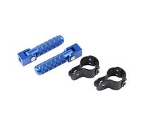 Universal Foot Pegs Motorcycle Universal Pedals Folded Footrest Footpeg Motorcycles Mopeds Scooters Bicycle For Kawasaki For Versys 650 1000 Footpegs Footrests(Blue)